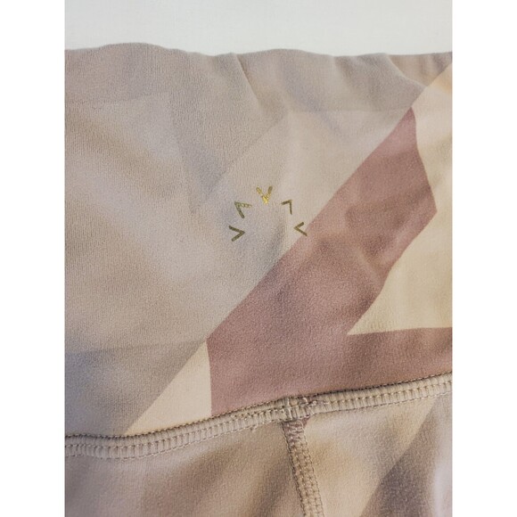 Varley Anthropologie Light Blush Pink Geometric Legging Women’s Size Small - Picture 7 of 8